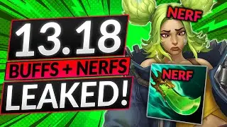 PATCH 13.18 to DELETE SHOJIN! - NEW CHAMPION BUFFS and NERFS - LoL Update Guide