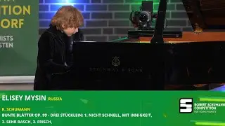 R. SCHUMANN  BUNTE BLÄTTER OP. 99 / Elysey Mysin