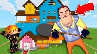 Я ВЗОРВАЛ ДОМ ПРИВЕТ СОСЕД МОРОЖЕНЩИК EXE HELLO NEIGHBOR БАБКА ГРЕННИ ВЫБЕРИ ПОРТАЛ в МАЙНКРАФТ