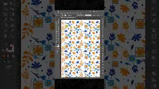 Global edit pattern flower in illustrator | Global edit #globaledit #illustrator