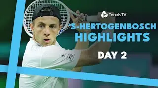 Griekspoor Battles Kecmanovic; Raonic, Bergs & More Feature | S-Hertogenbosch 2024 Day 2 Highlights