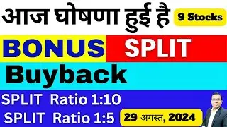 Bonus घोषणा हुई है I Buyback I Bonus share news I Technocraft I Jai corp I reliance share I NBCC