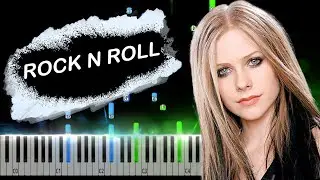 Avril Lavigne - Rock N Roll Piano Tutorial