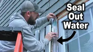 How to Install Butyl Tape Around Windows to Seal from Water | The Fixer Clips