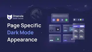 How to Set Page Specific Dark Mode Color Schemes