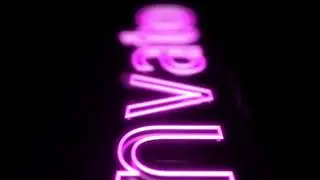 Free Neon Title Intro c4d template