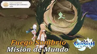 Fuego Sombrío / Misión de Mundo - Genshin Impact Gameplay