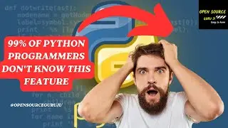 Python- 99% percentage python programmer don't know this #pythonprogramming #python #pythontutorial