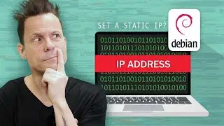 How to set a static IP address on Debian server