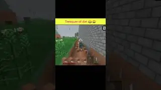 treasure of dirt 😂😃 in mini block craft Survival | #shortfeed #kbcraft #miniblockcraft3d