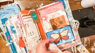 Junk Journal with Me Entry 11 | Journaling in My Art Studio