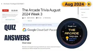 💡Live Week 3 - The Arcade Trivia August 2024 | #Quiz Answers