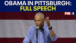 Barack Obama in Pittsburgh, PA: FULL SPEECH