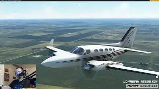 FlySimWare Cessna 414 Chancellor with GTN750