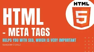 HTML Tutorial - 13 - Meta tags