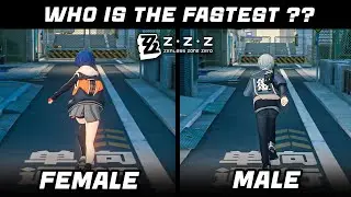 They Both Has Different Speed?? (Zenless Zone Zero Male MC VS Female MC)