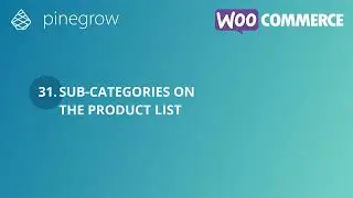 31. Sub-categories on the product list