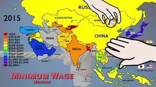 The History of Minimum Wage in Asia (Monthly Salary Since 1995)