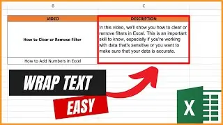 How to Wrap Text in Excel