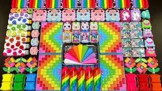 RELAXING WITH CLAY PIPING BAGS VS EYE SHADOW VS GLITTER ! Mixing Random Things Into Slime #5466