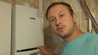 Настройка давления газа в котле с помощью китайского манометра.