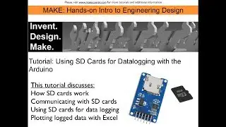 Tutorial: Using an SD Card with the Arduino for Data Logging