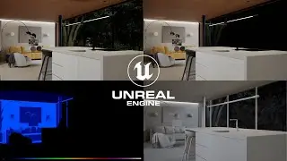 How To Balance Interiors Lighting in Unreal Engine 5.4.4 Part II | Emissive Materials as Fill Lights
