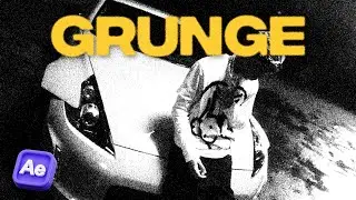 How to create this GRUNGE EFFECT in After Effects!