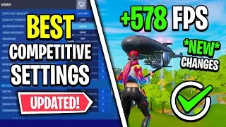 BEST Competitive Settings in Fortnite Chapter 3 Season 2! (0 DELAY + EXTRA FPS)