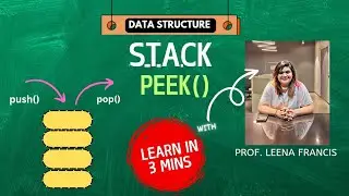Stack peek(): How to implement in programming| Coding Daily