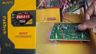 Volt & Ampere set on PakTech MPPT Charge Controller | solsr charge controller | Mppt charge controll