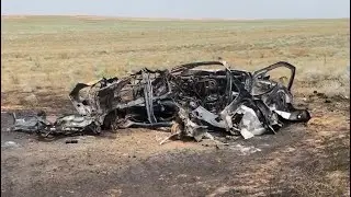 В огненном ДТП погибли 6 человек: трагедия в Калмыкии