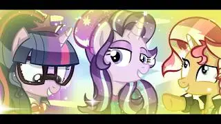 MLP Speedpaint- EqG Twilight Starlight and Sunset