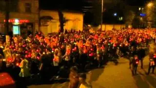 Шествие со свечами в Советске  Свеча памяти