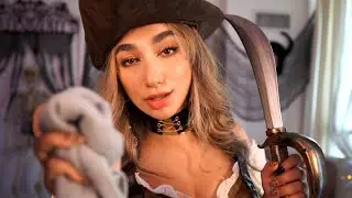 ASMR • Drunk Pirate Pampers You 💆 (x marks the spot, spider web pulling, personal attention)