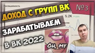 КАК ЗАРАБАТЫВАТЬ В ВК 2022 | КАКОЙ ДОХОД С ГРУППЫ ВК