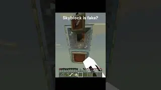 Skyblock is fake?! 