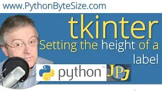 Setting the height of a Python tkinter label
