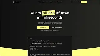 Clickhouse: Query billions of rows in milliseconds