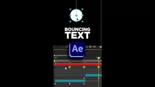 Bounce Text Animation After Effects Tutorial 