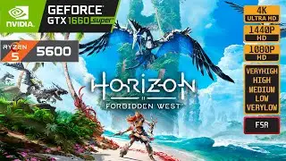 HORIZON FORBIDDEN WEST - GTX 1660 SUPER - R5 5600