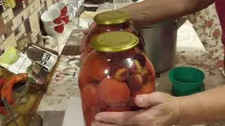 МАРИНОВАННЫЕ ТОМАТЫ СО СЛИВАМИ // ЗАСОЛКА ПОМИДОРОВ НА ЗИМУ