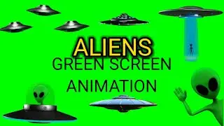 Aliens 👽 green screen animations|Creating legend...