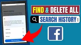 How To Delete All Search History On Facebook | Facebook History