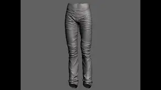 pants Fold Sculpt 01 Workthrough