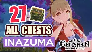 ALL CHESTS IN INAZUMA | KUJOU ENCAMPMENT | COMPLETE GUIDE #8 【 Genshin Impact 】