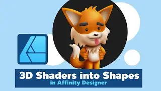 3D Shaders into Shapes in Affinity Designer.