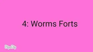 My top 10 favourite Worms games