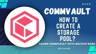 Commvault || How to Create A Storage Pool || Commvault Library Create || Commvault Storage Pool