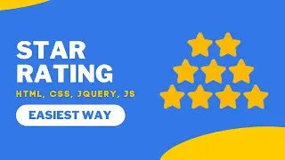 Star rating with HTML, CSS and Javascript | Jquery user rating with source code | HA Codes